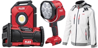 Proiettori da costruzione, radio e altro ancora